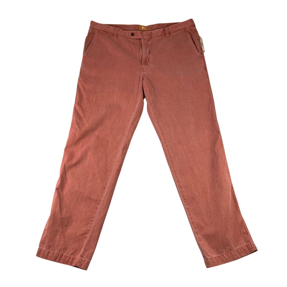 Tommy Bahama Sandsibar Chino Pants Mens 42x34 Cinnabar Red Pima Cotton